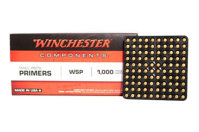 Winchester Small Pistol Primers 1000/Box - $65.99