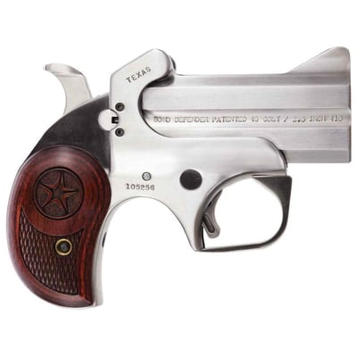 Bond Arms Texas Defender 357 Magnum 3in Stainless Steel Pistol - 2 Rounds - $319.97  (Free S/H over $75 or Free store pickup)