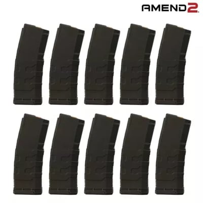 Amend2 Mod-3 AR-15 .223/5.56 30 Round Magazine, 10 Pack, Black (Or Coyote) - $69.99