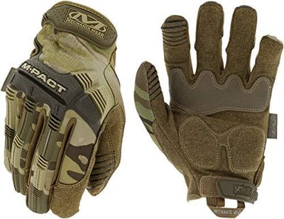 Mechanix Wear: M-Pact Tactical Gloves with Secure Fit, Touchscreen Capable Safety Gloves for Men, Work Gloves with Impact Protection and Vibration Absorption (Camouflage - MultiCam, Large) - $20.14 (Free S/H over $25)