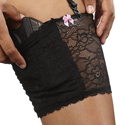 Bulldog Cases Concealed Lace Thigh Holster with Garter Straps (2-Pack) - $27.99 (Free S/H over $25)