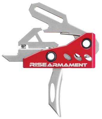Rise Armament RA535APT RA-535 High Performance AR-Platform Silver/Red Hardcoat Anodized Single-Stage Straight 3.50 lbs - $135.37 (add to cart to get this price) 