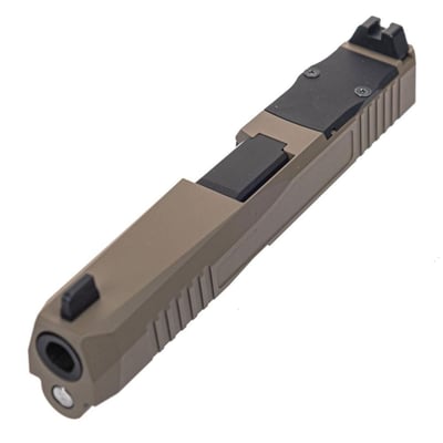 PSA Dagger Complete Doctor Cut Slide Assembly With Non-Threaded Barrel, Extreme Carry Cu, FDE - $169.99