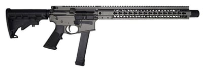 Brigade Firearms A0911633 BM-9 9mm Luger 16" 33+1 Tungsten Gray Cerakote Adjustable Stock 15" Rail - $679.99 (Add To Cart)