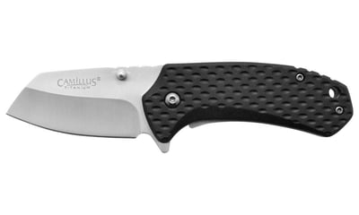 Camillus Bombat Folding Drop Point Knife, Black - $5.99