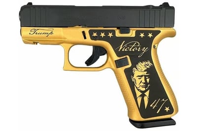 Glock 43X MOS 9mm Pistol with Trump Victory Golden Age Frame - $529.99