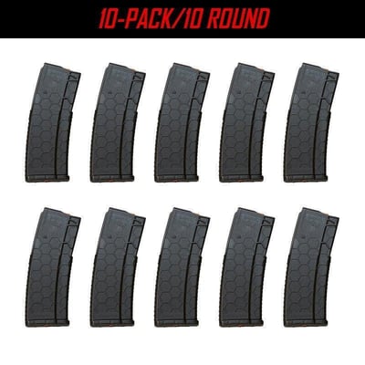 10 Pack Hexmag 10-Round Magazine (10/30) Black Series 2 – SHOOTER ZOO - $89.90