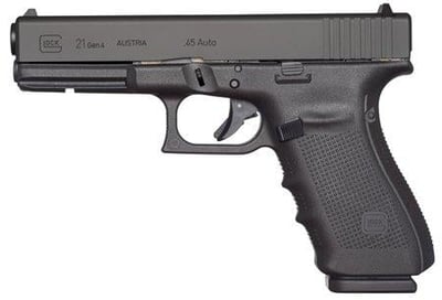 Glock 21 Gen 4 .45 ACP 4.61" Barrel 10-Rounds - $546 ($9.99 S/H on Firearms / $12.99 Flat Rate S/H on ammo)