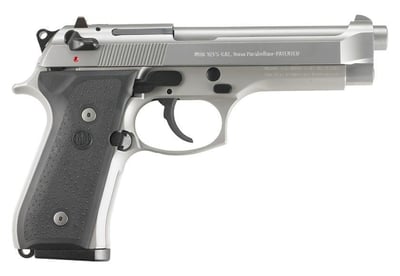 Beretta 92 FS Stainless 9 mm 4.9" Barrel 10-Rounds - $789.99 ($9.99 S/H on Firearms / $12.99 Flat Rate S/H on ammo)