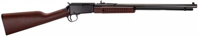 HENRY Pump Action Octagon 22 S-22L 22 LR 20in Black 21rd - $518.61 (Free S/H on Firearms)