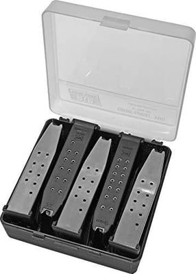 MTM PMC5 Compact Handgun Magazine Case, Holds 5 Double-Stack Magazines, USA Made, Clear Smoke - $5.83 + FREE Shipping