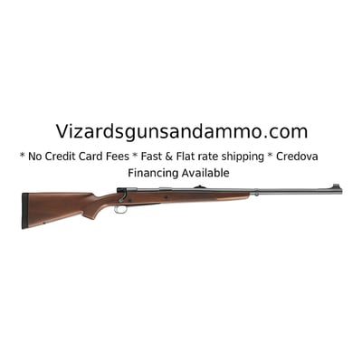 SALE Winchester Repeating Arms 535204161 Model 70 Safari Express Full Size 375 H&H Mag 3+1 24" Matte Blued Free Floating Steel Barrel, Matte Blued Steel Drilled & Tapped Receiver, Satin Walnut Fixed w/Deluxe Cheek Piece Stock, Right Hand - $1463.43 