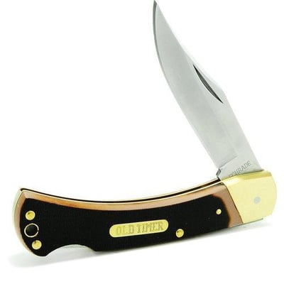 Schrade 6OT Knife 5in Golden Bear Lockback w/ Nylon Sheath - $23.28 (Free S/H over $25)