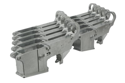 Raw AR15 Unfinished Lower Receiver - 10 Pack - $579.99