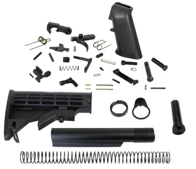 Bare Necessities + Tactical Sport - AR-15 Lower Build Kit - M4 Stock - $53.95  