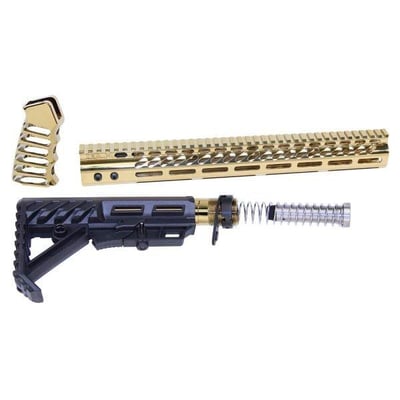 AR-15 Ultralight Series Complete Furniture Set (Gold Plated) - $339.99 (Free S/H over $49 + Get 2% back from your order in OP Bucks)