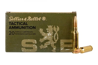 Sellier & Bellot 6.5 Creedmoor 140gr Full Metal Jacket Ammo - Box of 20 - $11.99