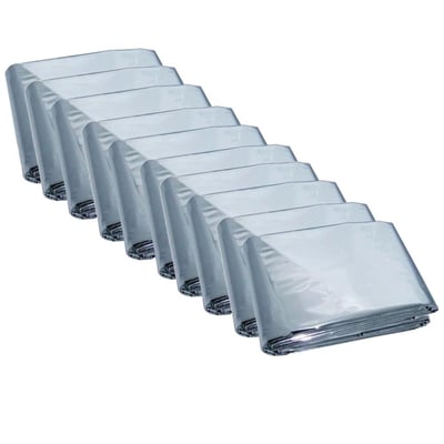 Emergency Mylar Thermal Blankets (10 Pack) - $3.49 shipped (Free S/H over $25)