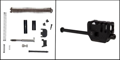 DIY Pistol Kits: JE Machine Slide Parts Kit for Glock G17 + Strike Industries Gen 3 Standard Mass Driver Comp for Glock 17 - $119.99 after code "freeship2024" 