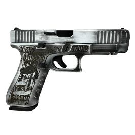 Glock 47 MOS 9mm Distressed Battleship Gray Trump Full Size Semi-Auto 4.49" 17+1 RD 430110023 - $699.97 