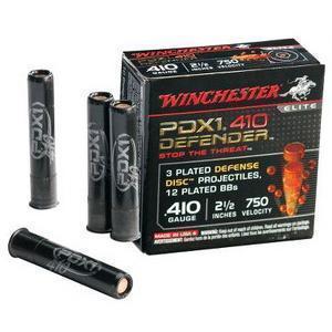 WINCHESTER Supreme Elite Defender 410 Gauge 2.5" 3DD/12BB Shotshells 10 Round - $13.29 (FREE Shipping on Firearms)