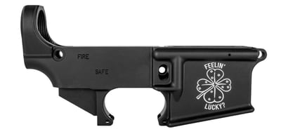 St. Patrick's Day AR15 Anodized 80% Lower Receiver - Fire / Safe Engraving - Optional Engravings - $53.95 after code: MARCH 