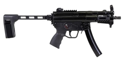 PTR 9KT 9mm Pistol, 5.16" Barrel, M-LOK, Threaded 1/2x28, W/ Folding Brace - $1825 (Free S/H)