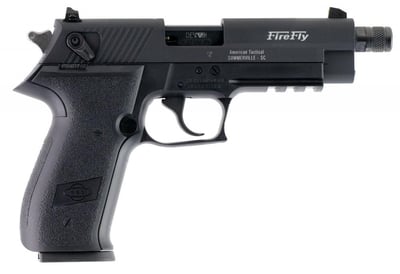 GSG GERG2210TFF FireFly 22 LR 4.90" 10+1 Black Black Zinc Alloy Black Polymer Grip - $289.00