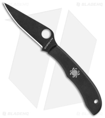 Spyderco HoneyBee Black Slip Joint Knife Stainless Steel (1.6" Black) C137BKP - $25.20 (Free S/H over $99)