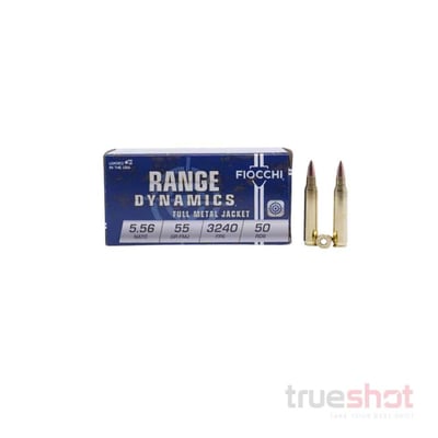 Fiocchi - Range Dynamics - 5.56x45mm - 55 Grain - FMJ - 1000 Rounds - $429.99 