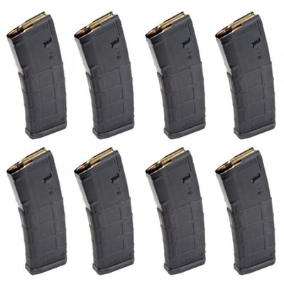 8 Pack of MAGPUL GEN M2 MOE Black PMAGS 30 Round .223 / 5.56 AR-15 Magazines - $75.99