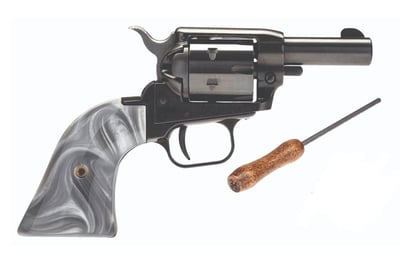 Heritage Rough Rider Barkeep Gray Pearl 3" .22 LR Revolver, Black - $119.99