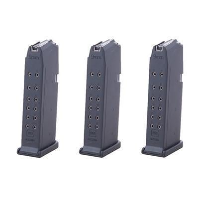 Glock Model 19 compatible 9mm 15 Rd Magazines 3-Pack - $68.99 (Free S/H over $99)