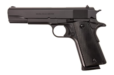 Tisas 1911 A1 Service 45 .45 ACP 5" 7+1 Cerakote Black Limited Enhanced - $299.99 