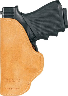 BLACKHAWK! 1911 Commander Suede Leather Tuckable Holster Left Hand - $9.88 (Free Shipping over $50)