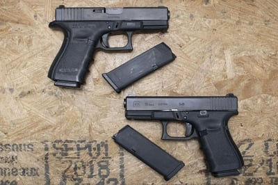 Glock 19 Gen4 9mm 4.01" 15rd Police Trade-In Pistol with Night Sights, Two Magazines (Very Good Condition) - $429.99 (Free S/H on Firearms)