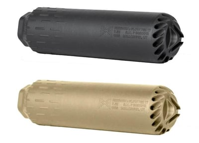 Huxwrx Flow 762Ti Suppressor + Muzzle Brake 5/8-24 762 (FDE) - $854.10 with Code SUPPRESSOR10 (Free S/H)