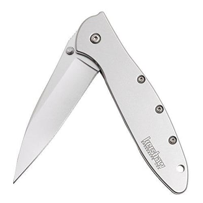 Kershaw Leek Pocket Knife (1660) 3-In. Sandvik 14C28N Blade and Stainless Steel Handle, Best Buy from Outdoor Gear Lab - $32.02 (Free S/H over $25)