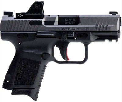 CANIK TP9 Elite SC Tungsten 9mm 3.6" Barrel 15-Rounds W/ M01 Red Dot - $465.61 (E-Mail Price) 