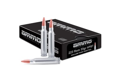 Ammo Inc. .223 Rem 55gr Barnes HP Nickel Rifle Ammo - 20 Rounds - 223055HP-A20 - $11.99 (FREE Shipping over $50)