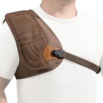 50% off CVLIFE Recoil Pad for Shotgun Recoil Pad for Rifle Shotgun Shoulder Pad for Shooting Thicken Adjustable Shooting Vest Black and Brown w/code R3RPXMV3 - $16.49 + FREE Shipping