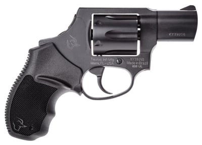 Taurus 2856021CH 856 38 Spl + P 6 Round 2" Matte Black Aluminum, Black Rubber Grip - $264.70