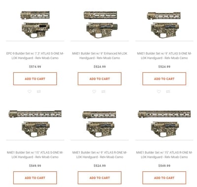 All Relv Moab Camo Builder Sets on Sale  (Free Shipping over $100)