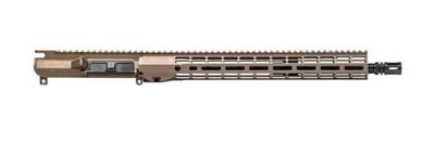 Aero Precision M4E1 Threaded Complete Upper, 16" 5.56 Mid-Length Barrel, ATLAS R-ONE 15" M-LOK HG - Kodiak Brown - $379.95 