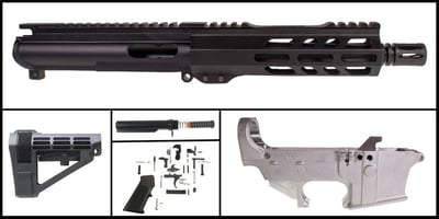 Davidson Defense 'Drupelets' 8" AR-15 9mm Manganese Phosphate Pistol 80% Build Kit - $349.99 (FREE S/H over $120)