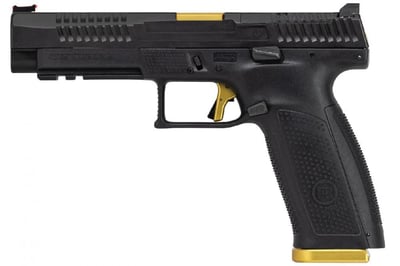 CZ P-10 F Competition-Ready 9mm 5" Barrel Optics Ready/FO Sights Gold/Black 19rd - $679.99 w/code "WELCOME20" 