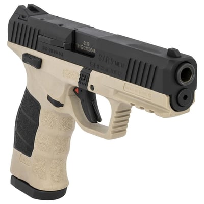 SAR USA SAR9 Mete Safari 9mm Pistol, Tan/Black - $219.99 