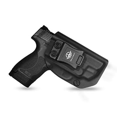 PoLe.Craft IWB KYDEX Gun Holster Fit: Smith & Wesson M&P 45 Shield M2.0 9mm .40 S&W with Crimson Trace Laser Pistol - $19.99 (Free S/H over $25)