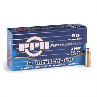 PPU, .45 Auto, SJHP, 185 Grain, 50 Rounds - $17.09 (Buyer’s Club price shown - all club orders over $49 ship FREE)