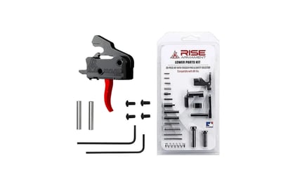 Rise Armament RAVE 140 Red Drop-in Trigger + LPK - Curved - $114.95